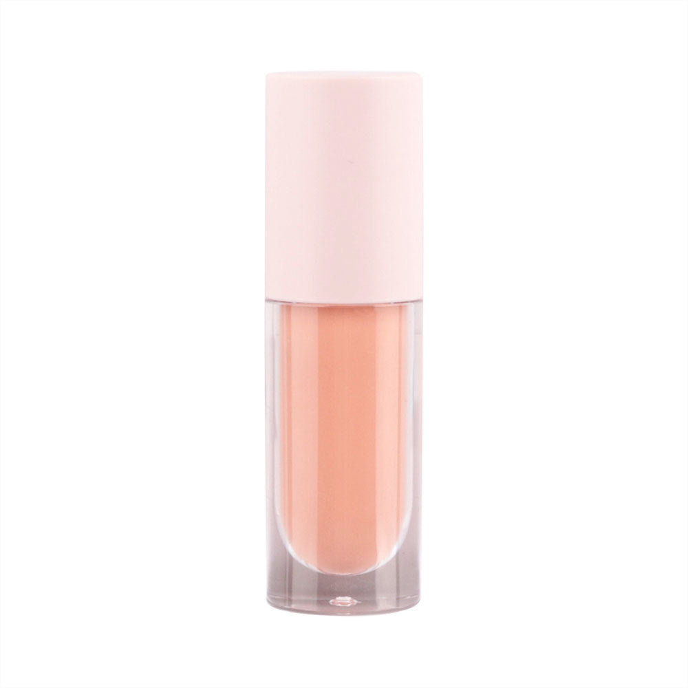 Eight-color non-stick cup liquid lipstick matte color rendering makeup non-fading transparent round tube lipstick