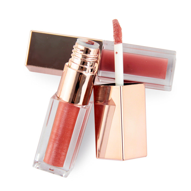 Metallic pearlescent mist lip glaze, silk lip gloss moisturizing lip glaze moisturizing
