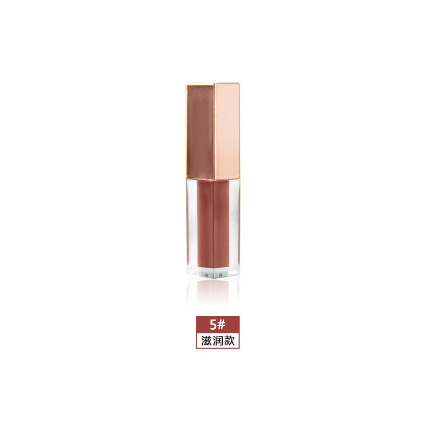 Metallic pearlescent mist lip glaze, silk lip gloss moisturizing lip glaze moisturizing
