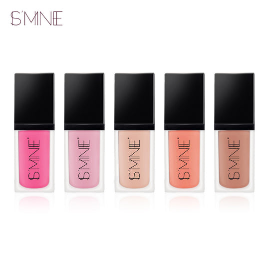Five-color vitality liquid blush modifies the face shape naturally obedient color-developing liquid blush