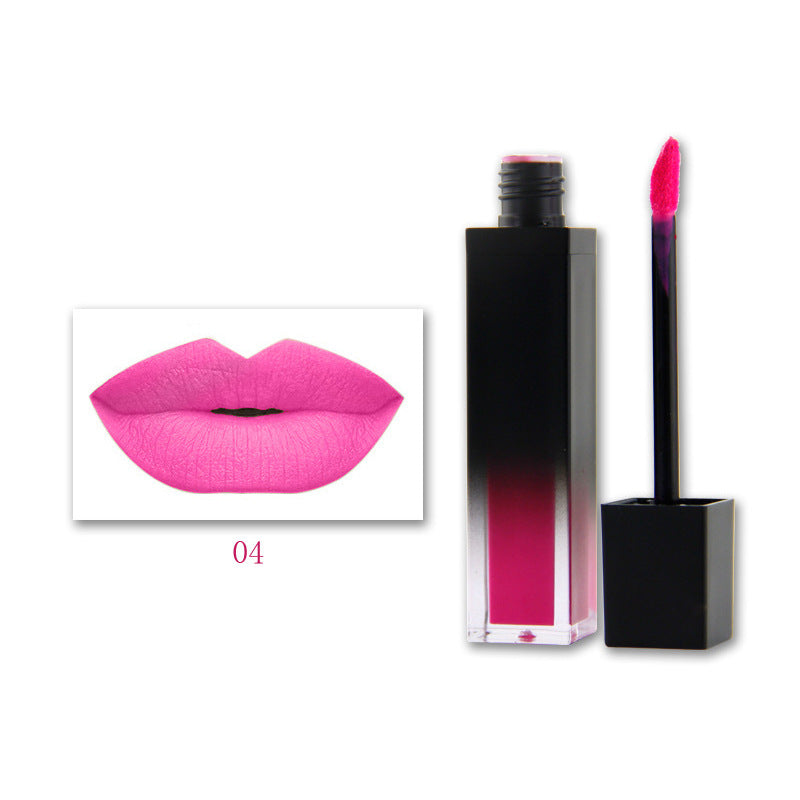 8-Color lipstick long-lasting non-fading waterproof lipstick, lipstick lip gloss matte silky lipstick