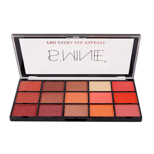 15 color pearlescent matte Internet celebrity eyeshadow disc powder delicate three-dimensional luster three colors optional