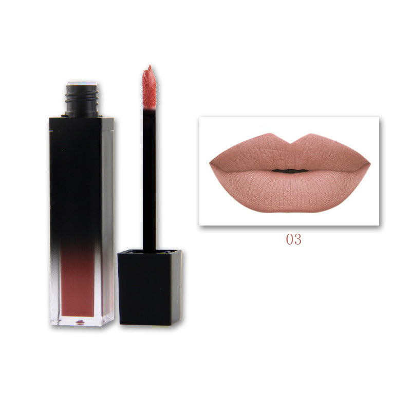 8-Color lipstick long-lasting non-fading waterproof lipstick, lipstick lip gloss matte silky lipstick