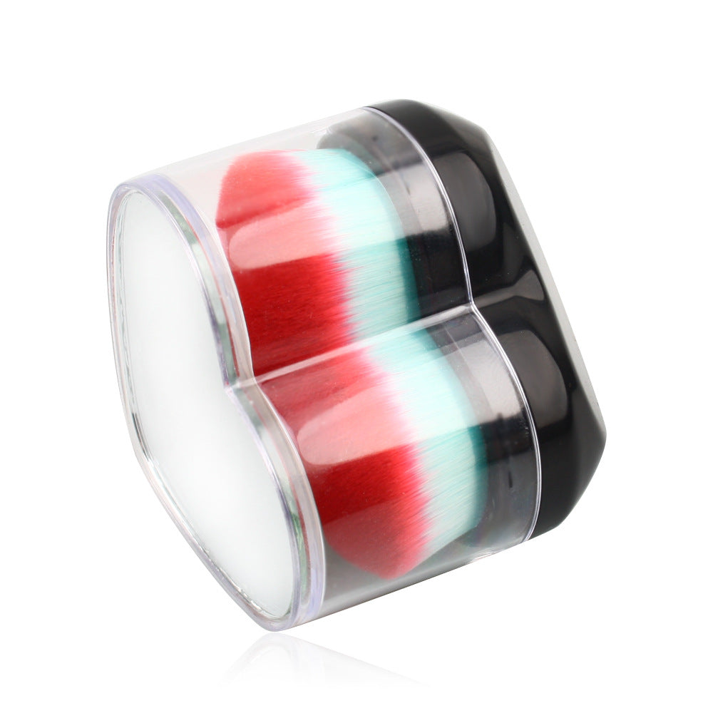 Heart Foundation Brush, Love Makeup Brush with Mirror, Beauty Brush, Makeup Tool Brush