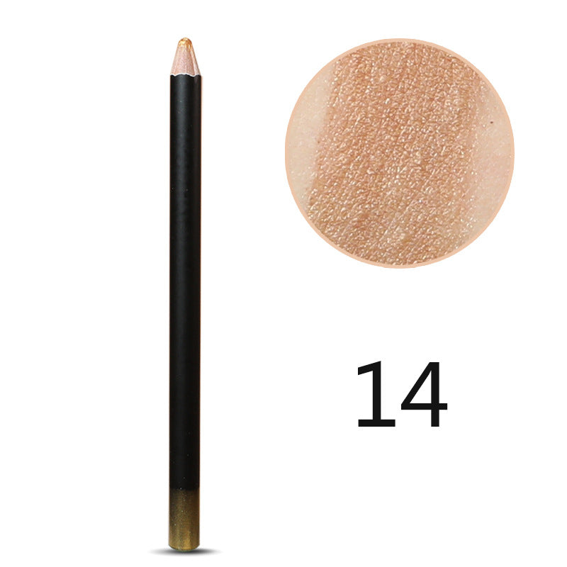 22-color neutral wooden pole lip liner single pack multi-functional spot lipstick pen lasting and easy to color