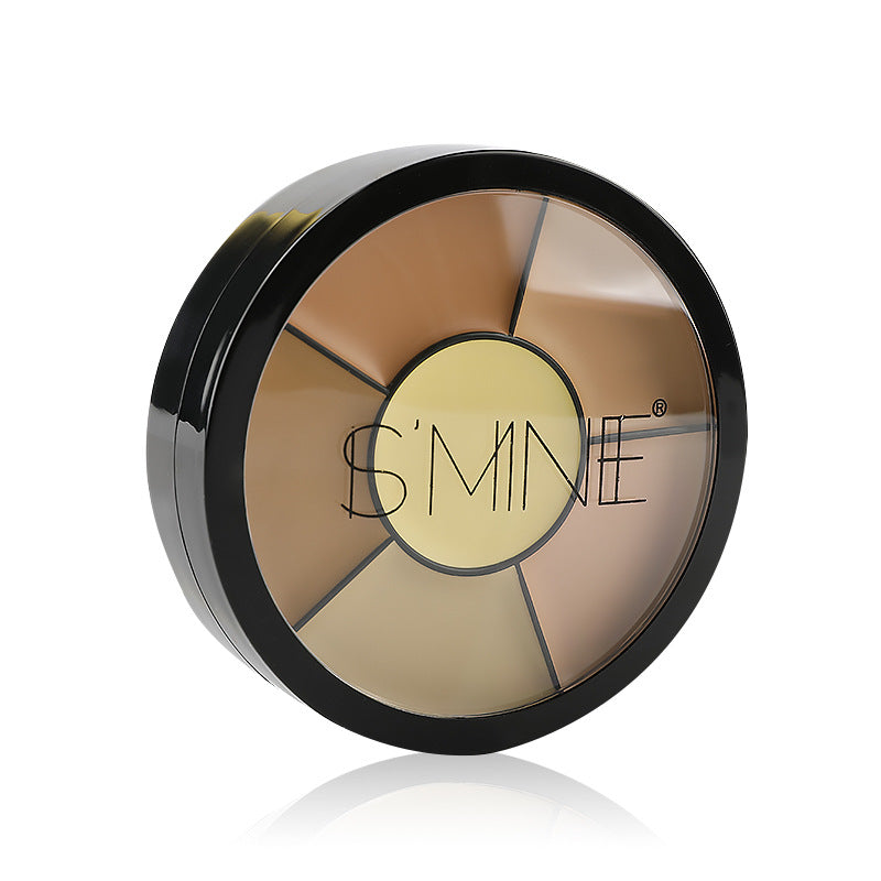 6-Color Concealer Moisturizing and Skin-friendly Texture Covering Long-lasting and docile Waterproof and Sweatproof Concealer Plate