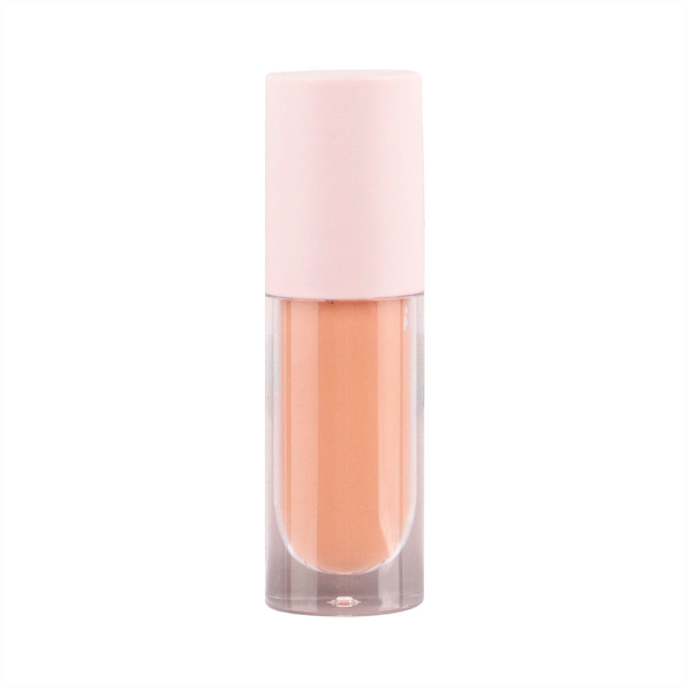 Eight-color non-stick cup liquid lipstick matte color rendering makeup non-fading transparent round tube lipstick