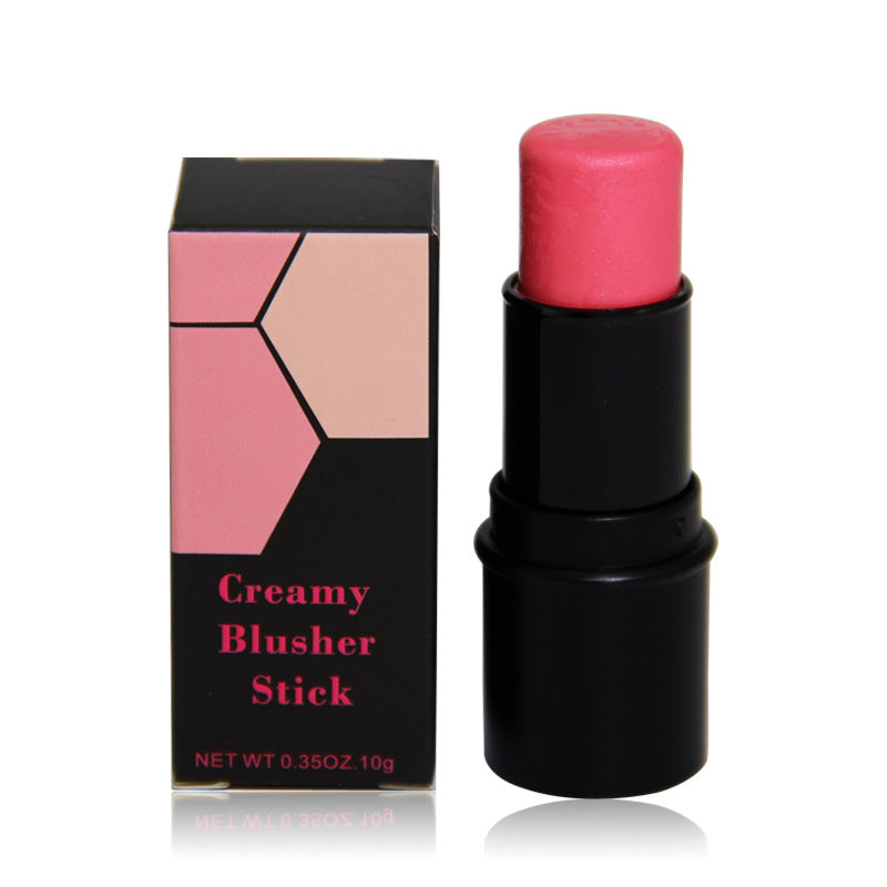 Single Blush Stick Grooming Stick Long-lasting Waterproof Blush Cream 3 Colors Optional Beauty Grooming Cream